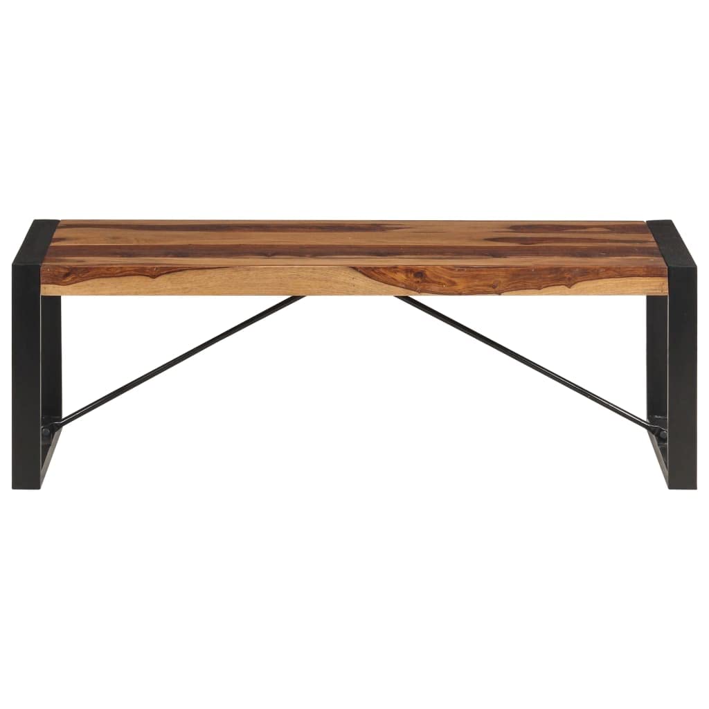 Brown Solid Sheesham Wood Coffee Table Y985052