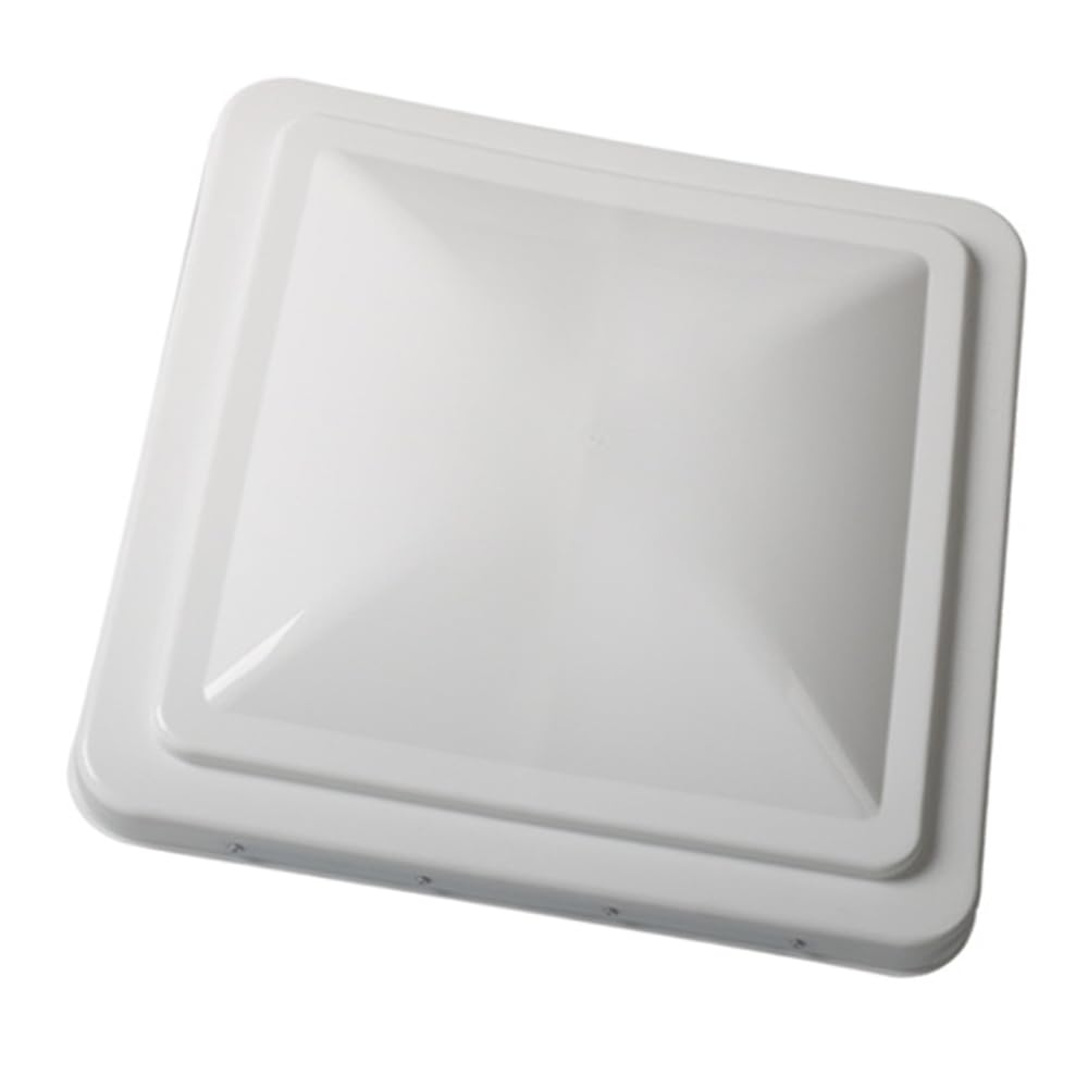 14 Inch White Impact-Resistant RV Roof Vent Lid Cover J291