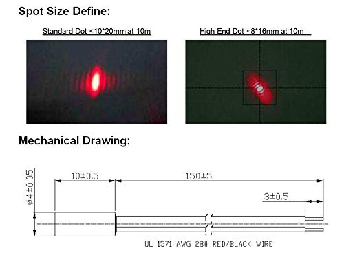 635nm Red Dot Laser Module D6755