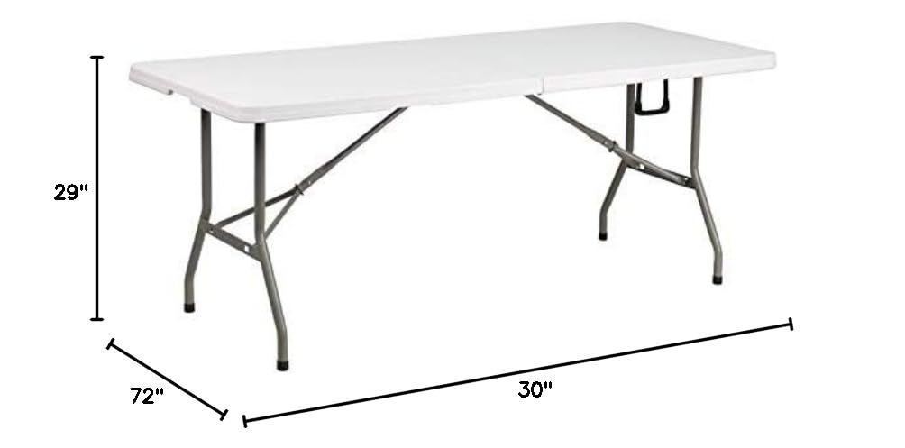 30" x 72" Plastic Folding Table P41019
