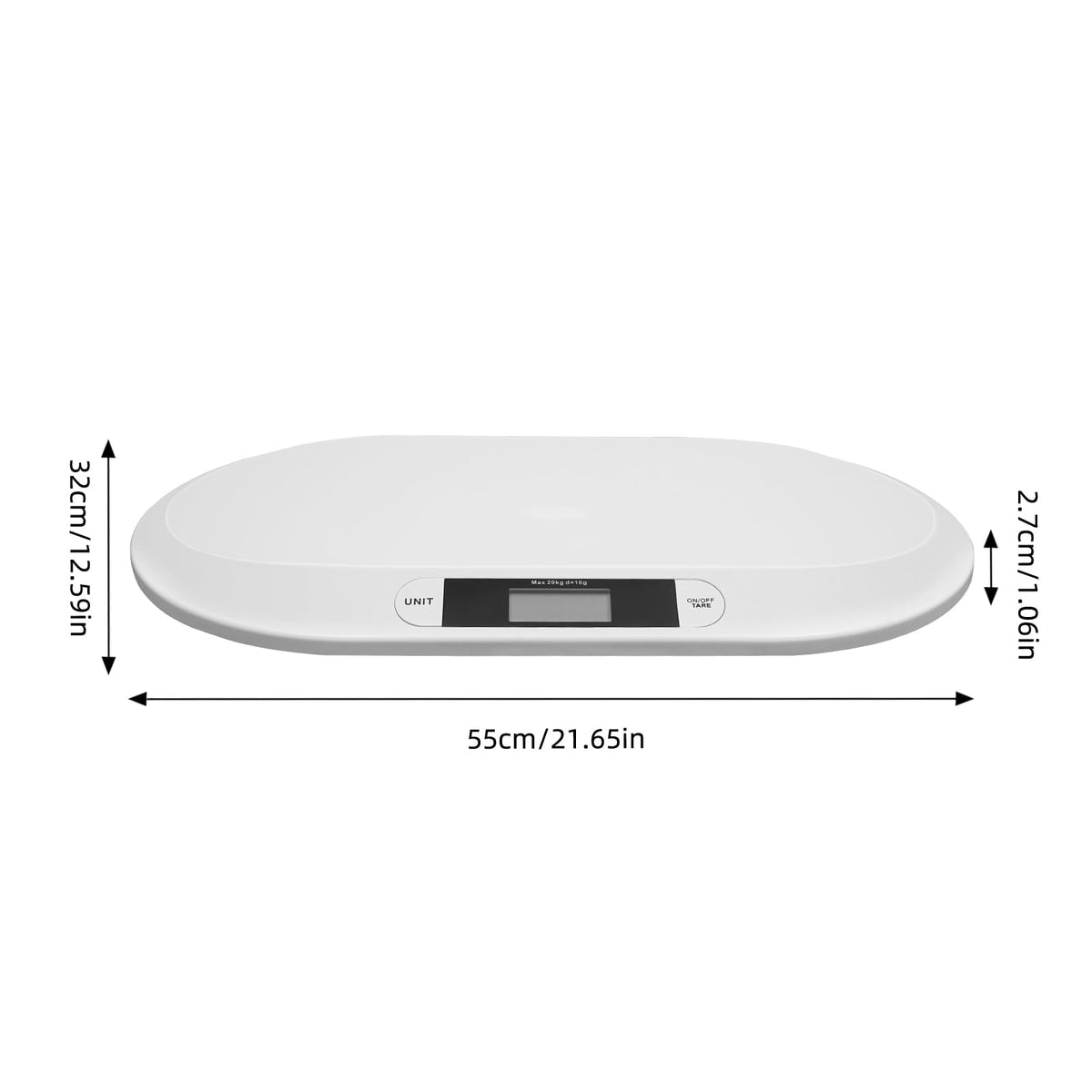 Digital Baby Scale 44Lbs LCD Display H31867