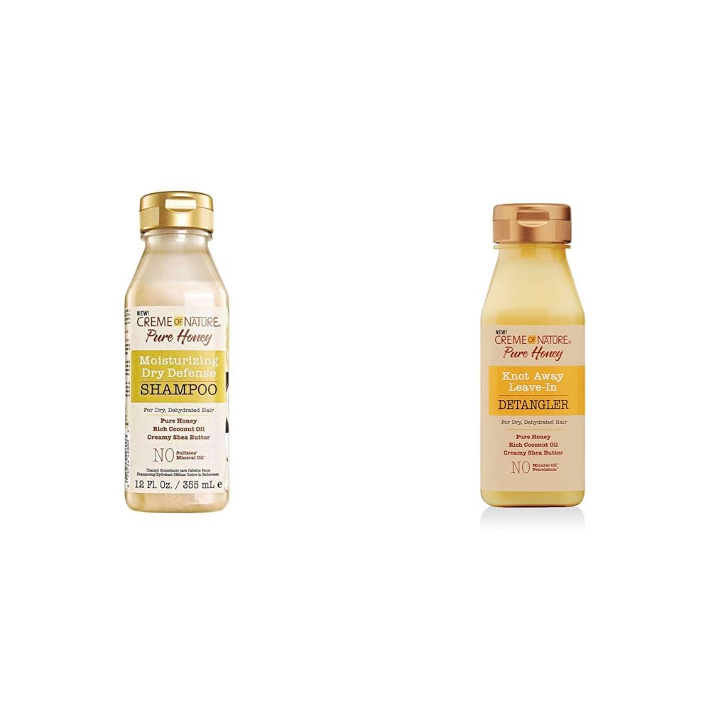 Honey Coconut Oil Shea Butter Shampoo and Leave In Detangler G6818
