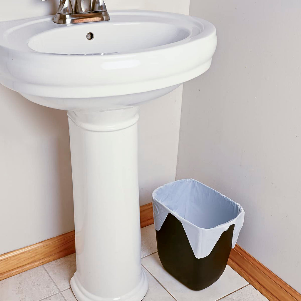 4 Gallon Trash Bags with Flap Ties, Fresh Scent, 80 Count Q1058