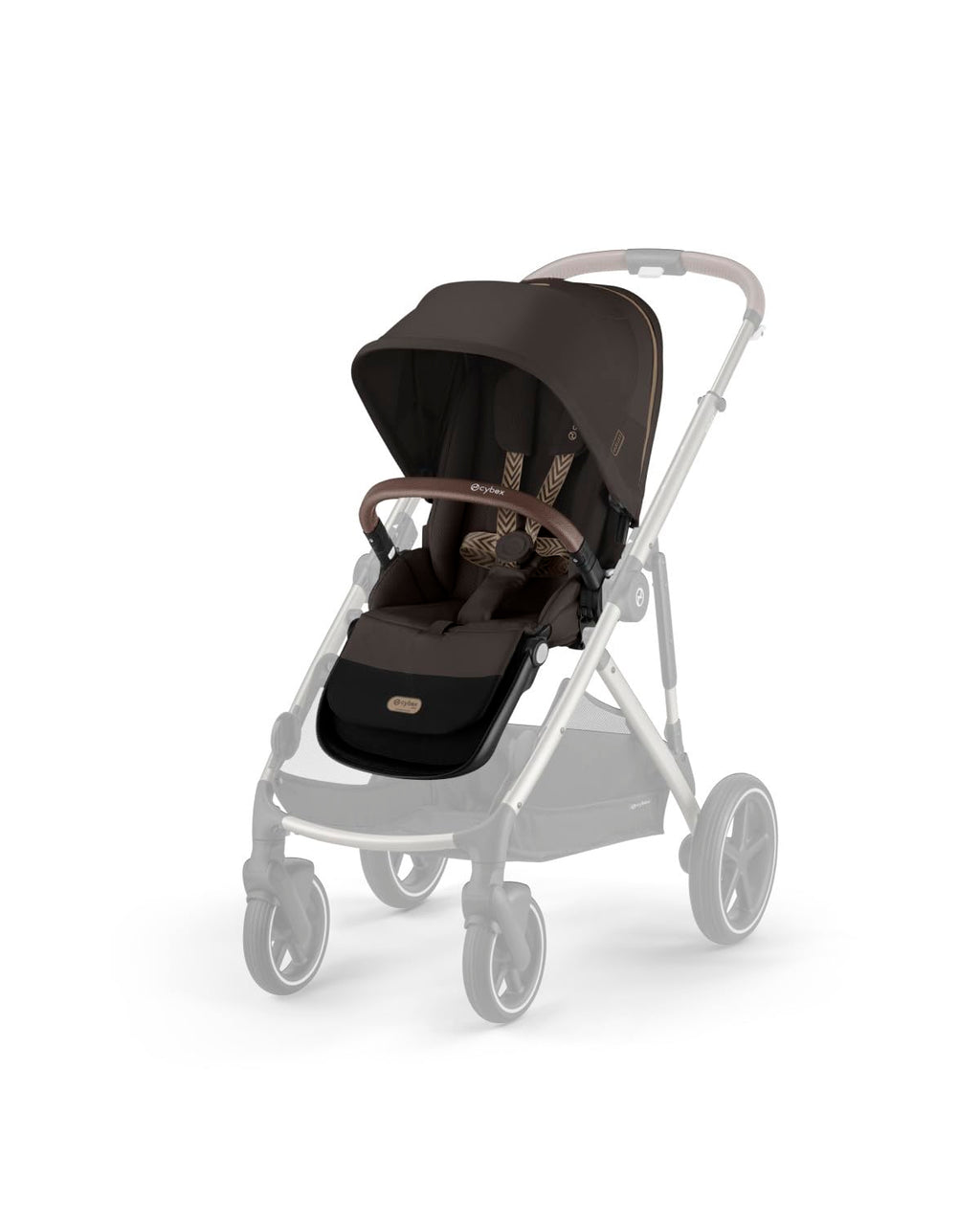 Chocolate Brown Stroller Seat Z490