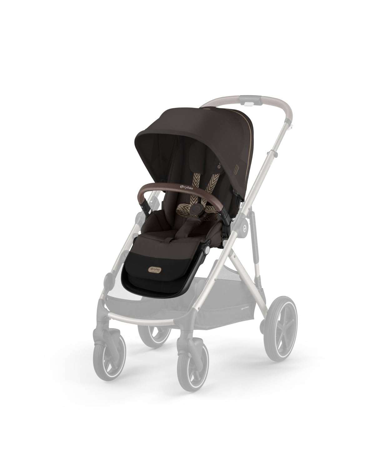 Chocolate Brown Stroller Seat Z490