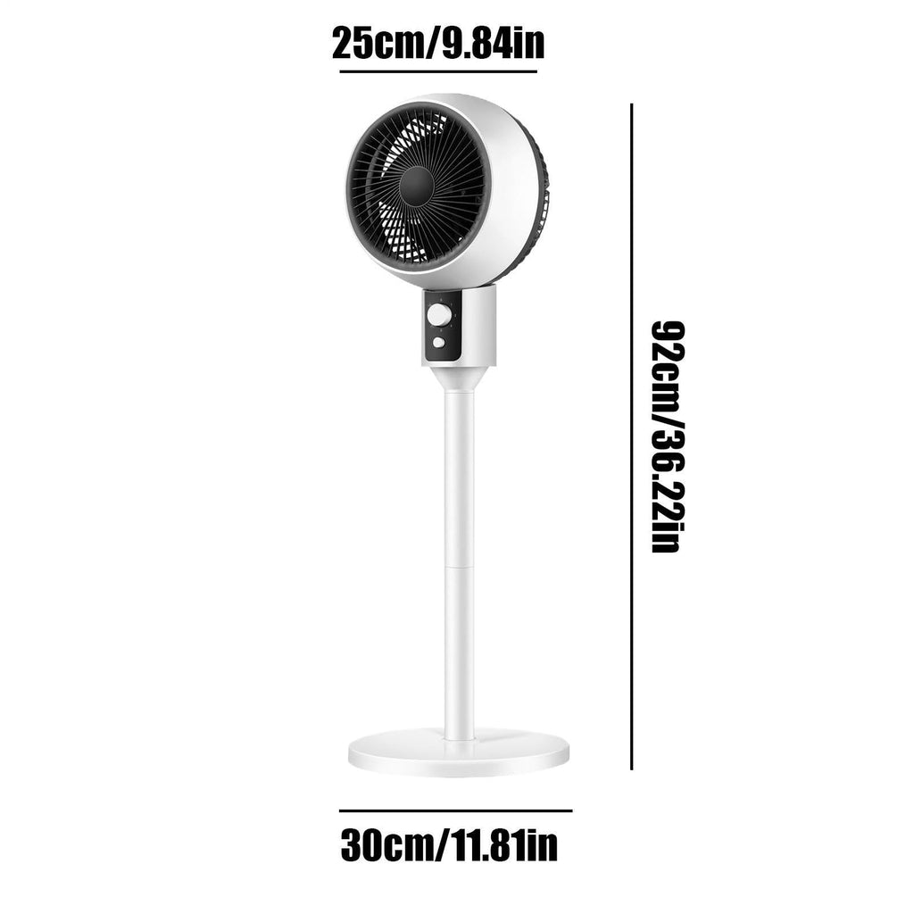 Adjustable Quiet Air Circulator Fan with 3 Speeds O45025