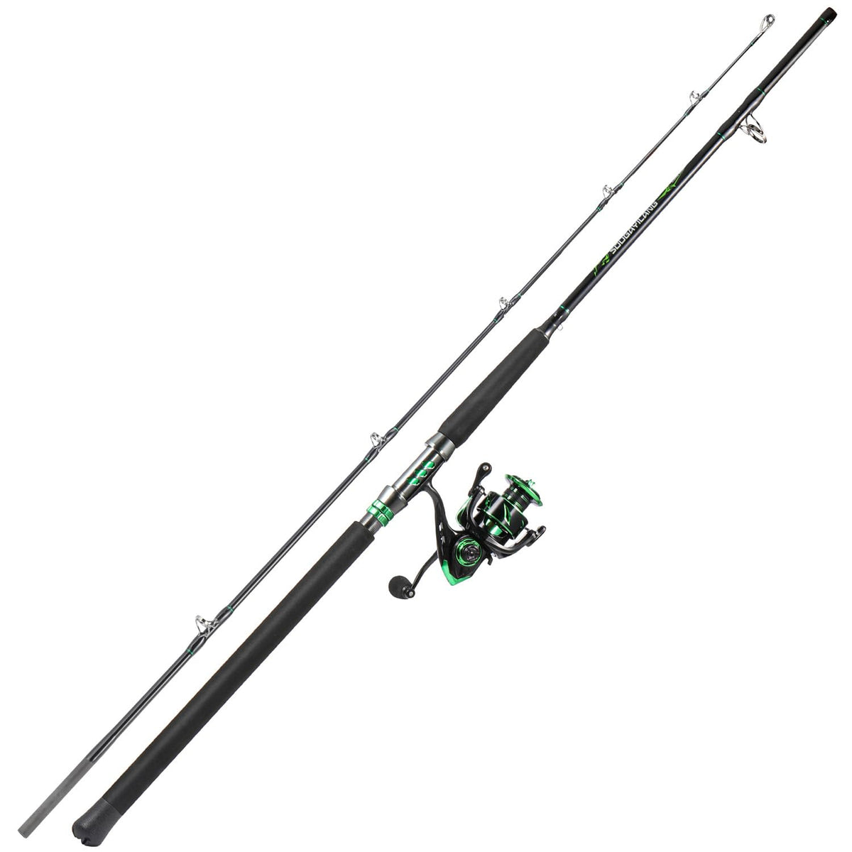 7ft MH 2-Piece Spinning Rod and 4000 Reel K73097