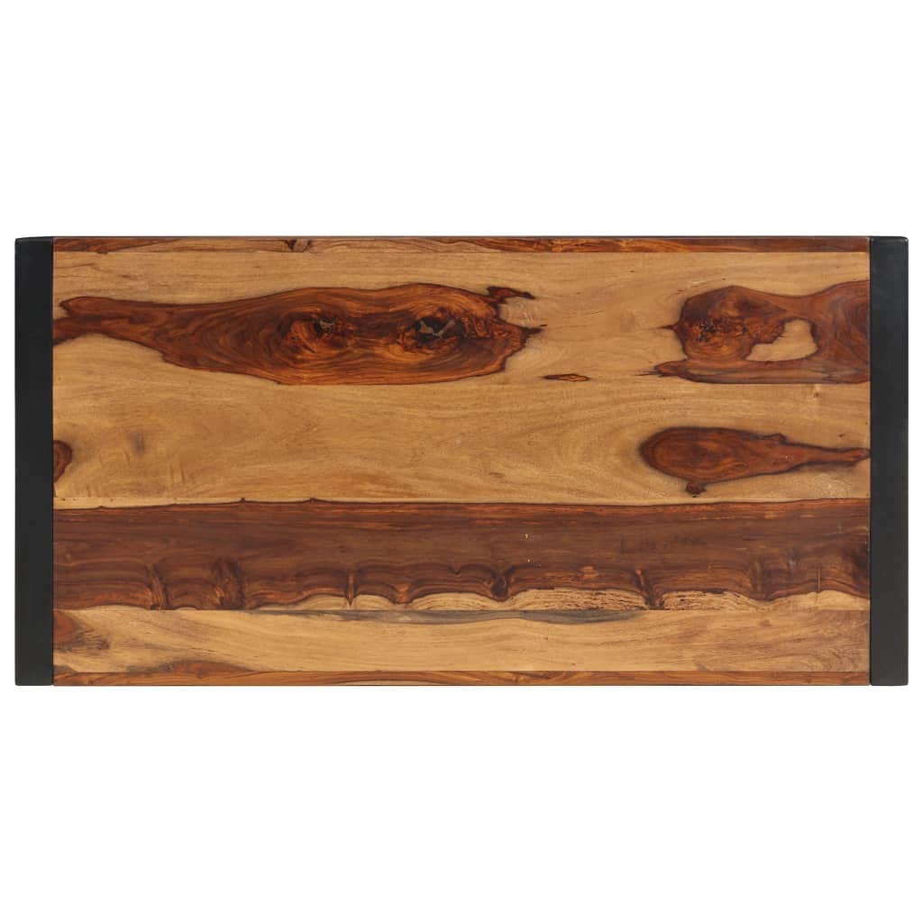 Brown Solid Sheesham Wood Coffee Table Y985052