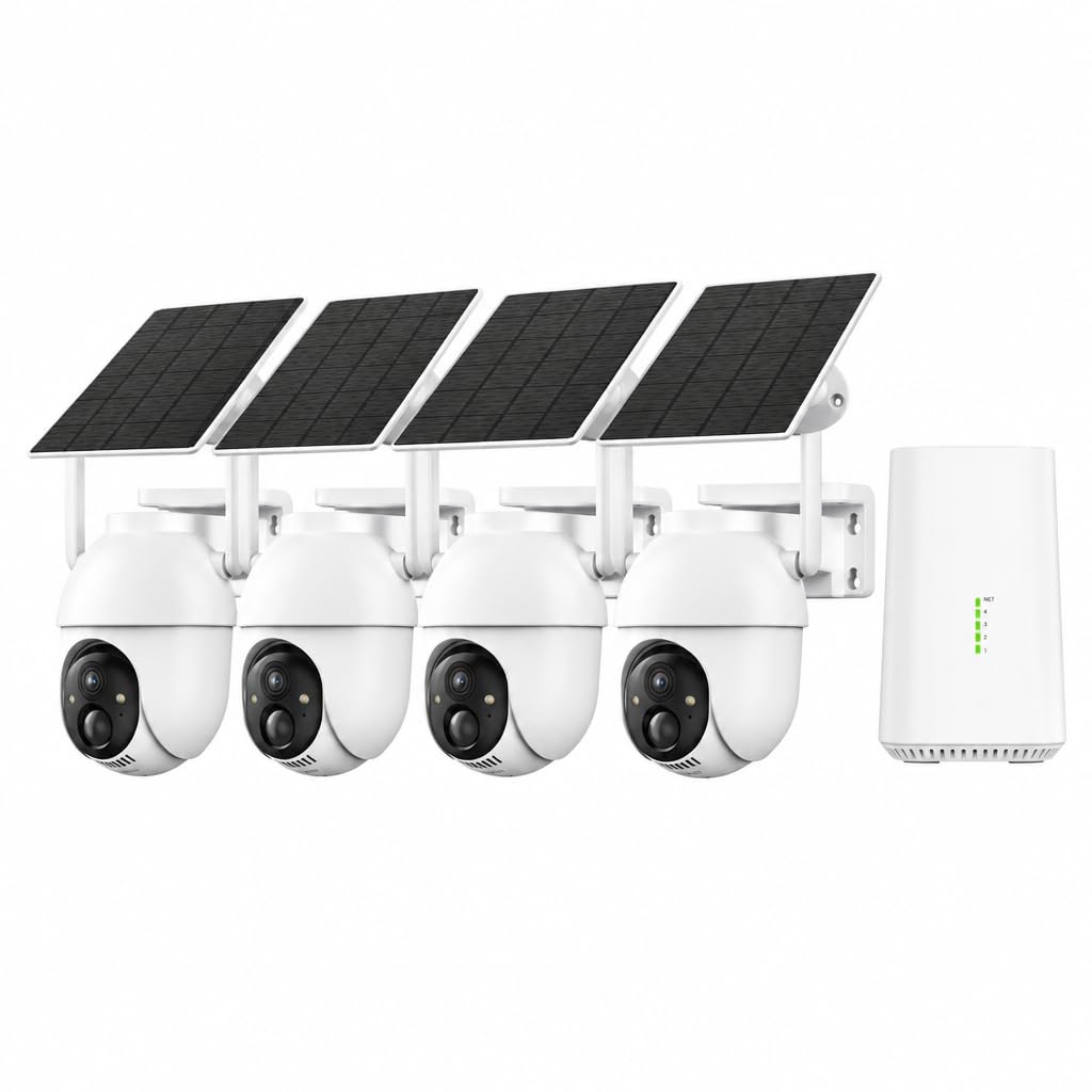 Wireless Solar Security Camera System I302