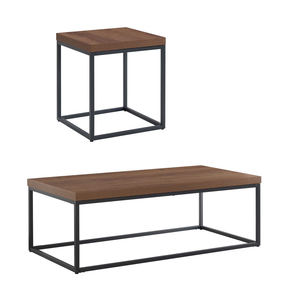 Dark Walnut Coffee Table & End Table Set K378803