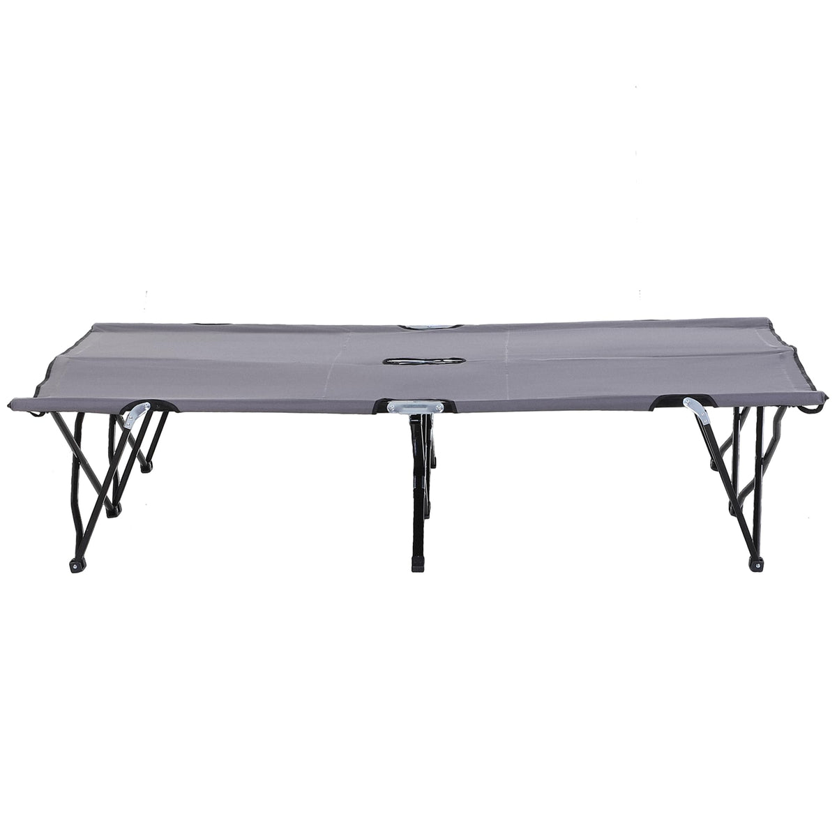2 Person Folding Camping Cot with Carry Bag O23748
