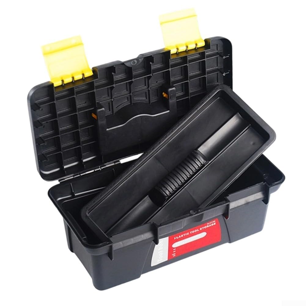 10 Inch Plastic Toolbox with 2-Layer Organization D620
