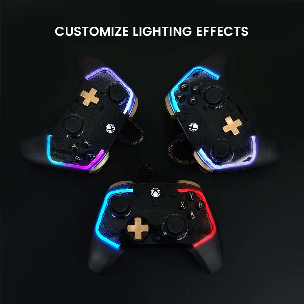 Wired Controller with RGB Lighting and Hall Effect Joystick Q39797