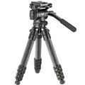 Carbon Fiber Desktop Mini Tripod with Video Fluid Head P85124