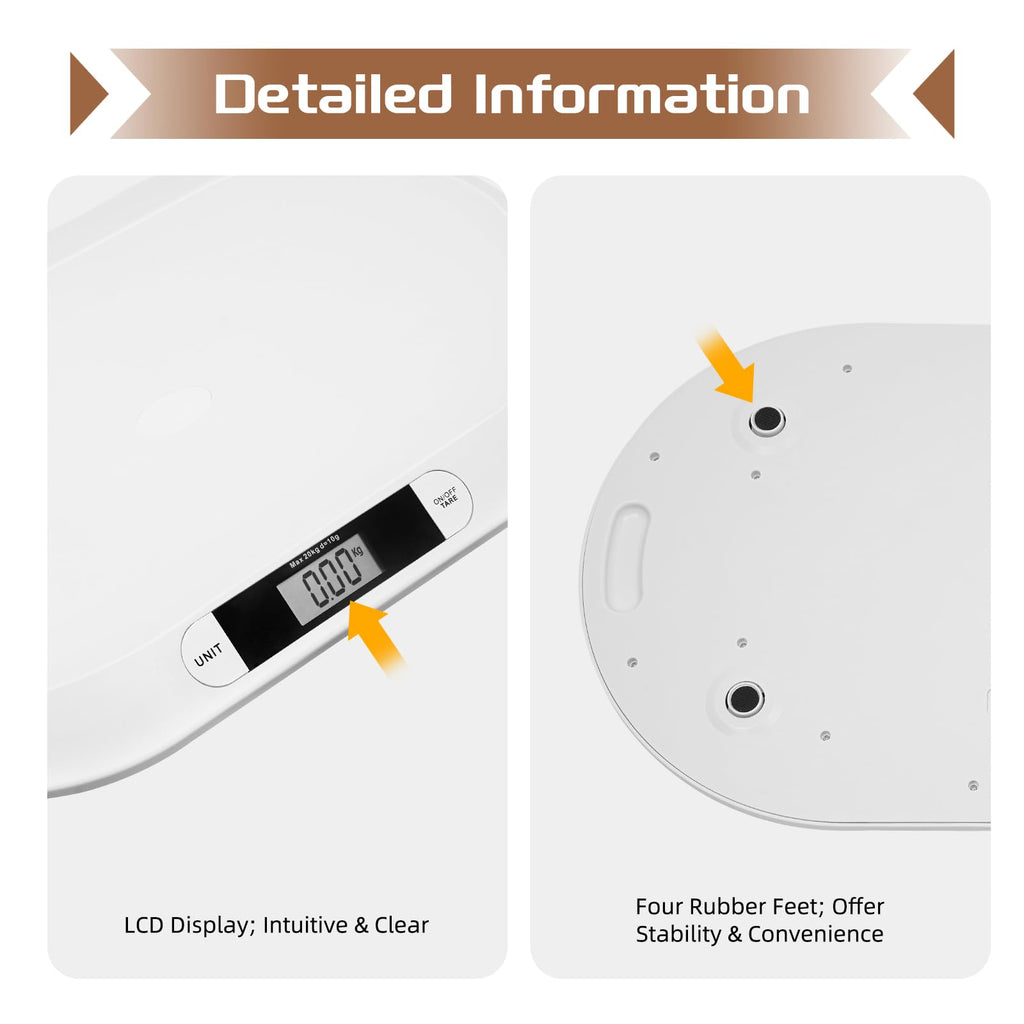 Digital Baby Scale 44Lbs LCD Display H31867