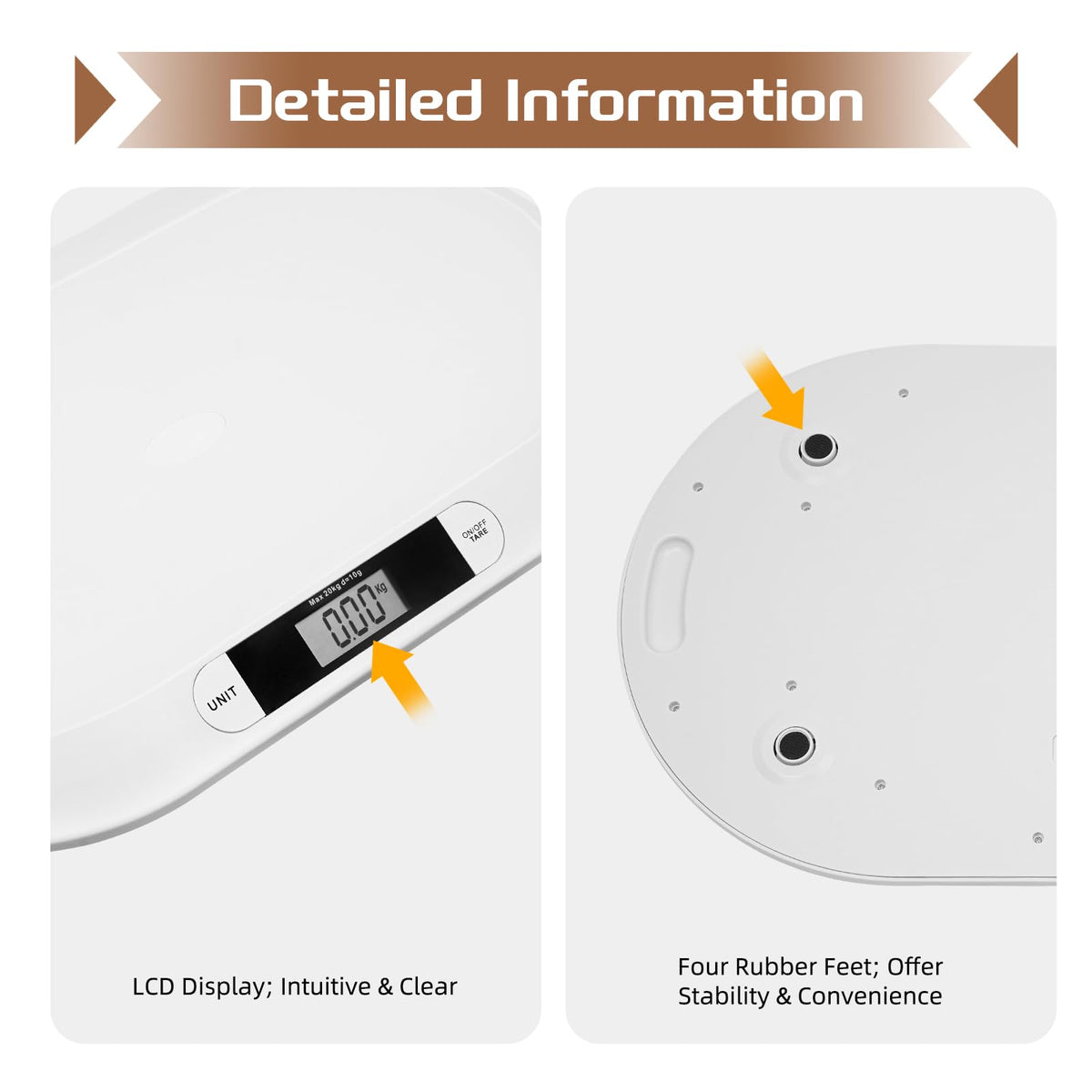 Digital Baby Scale 44Lbs LCD Display H31867