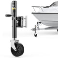 1500 lbs Swivel Bolt-on Trailer Jack with 8" Wheel Q8391