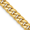 14K Yellow Gold 6mm Miami Cuban Chain Necklace D919