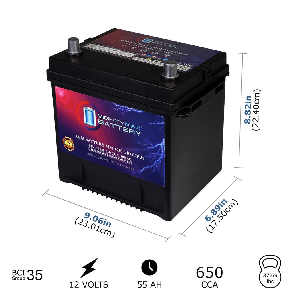 12V 55Ah AGM Replacement Battery Z118640