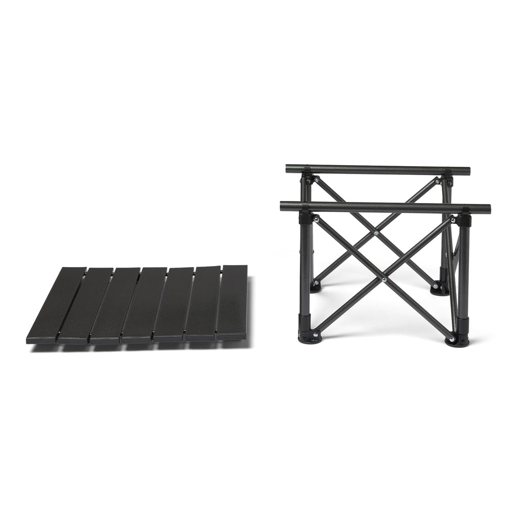 Folding Camping Table Alloy Steel Aluminum Small Black T136