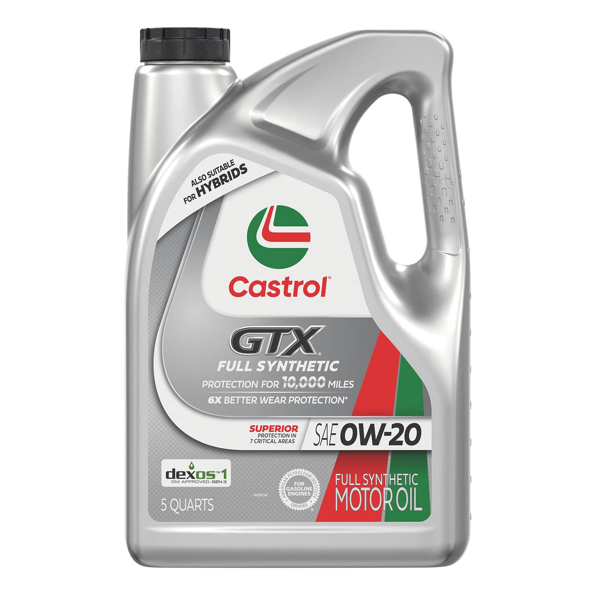 Full Synthetic 0W-20 Motor Oil, 5 Quarts, Pack of 3 Q186758