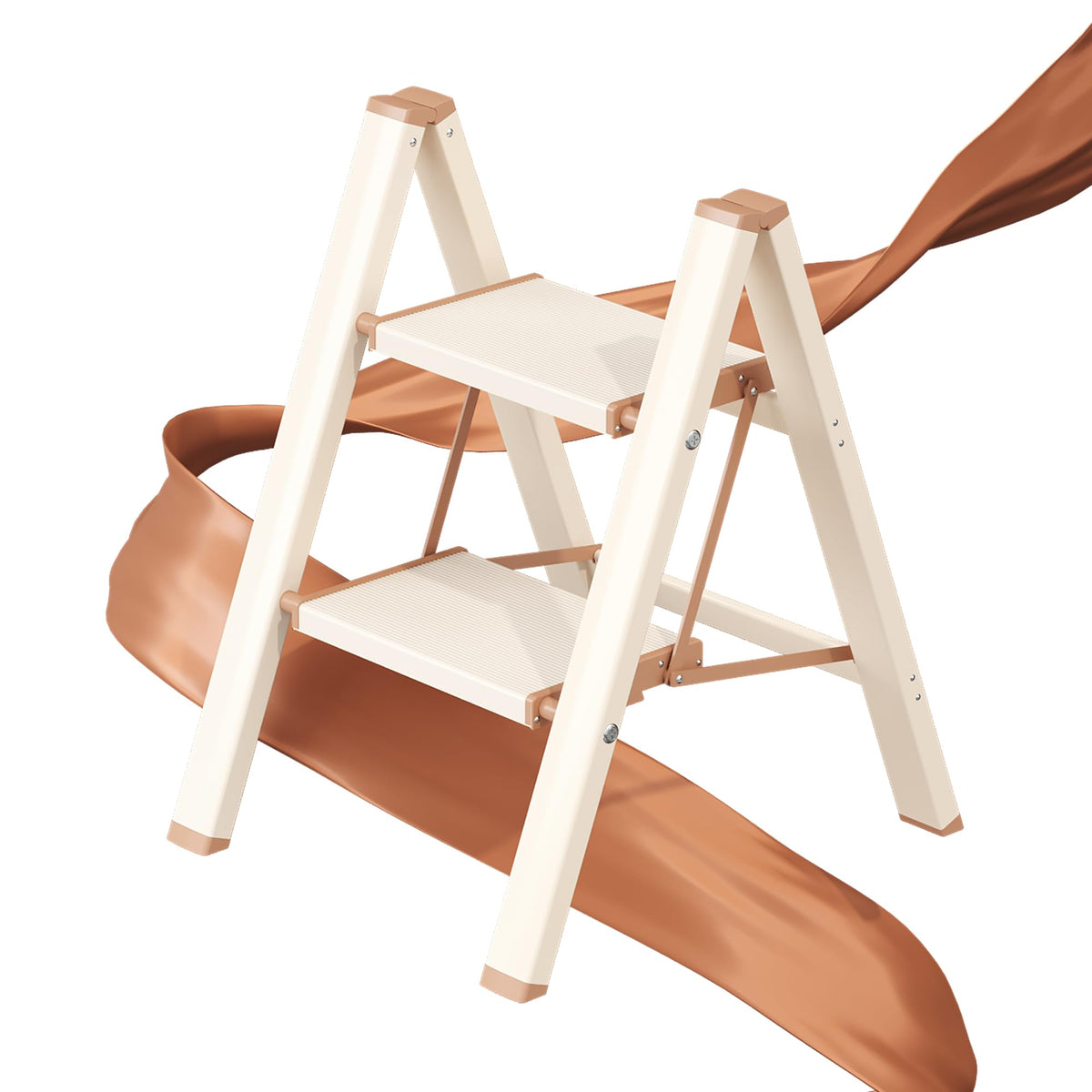 Foldable Aluminum 2 Step Ladder B70576