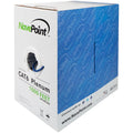 Cat6 Plenum Blue 1000ft Bare Copper Ethernet Cable B9130