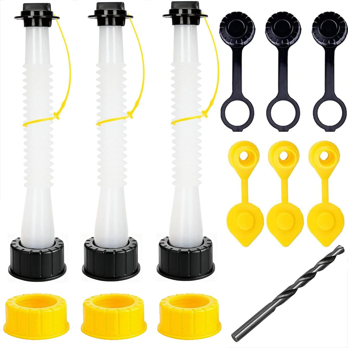 Gas Can Spouts with Vent Cap for 1 2 5 Gallon P3337