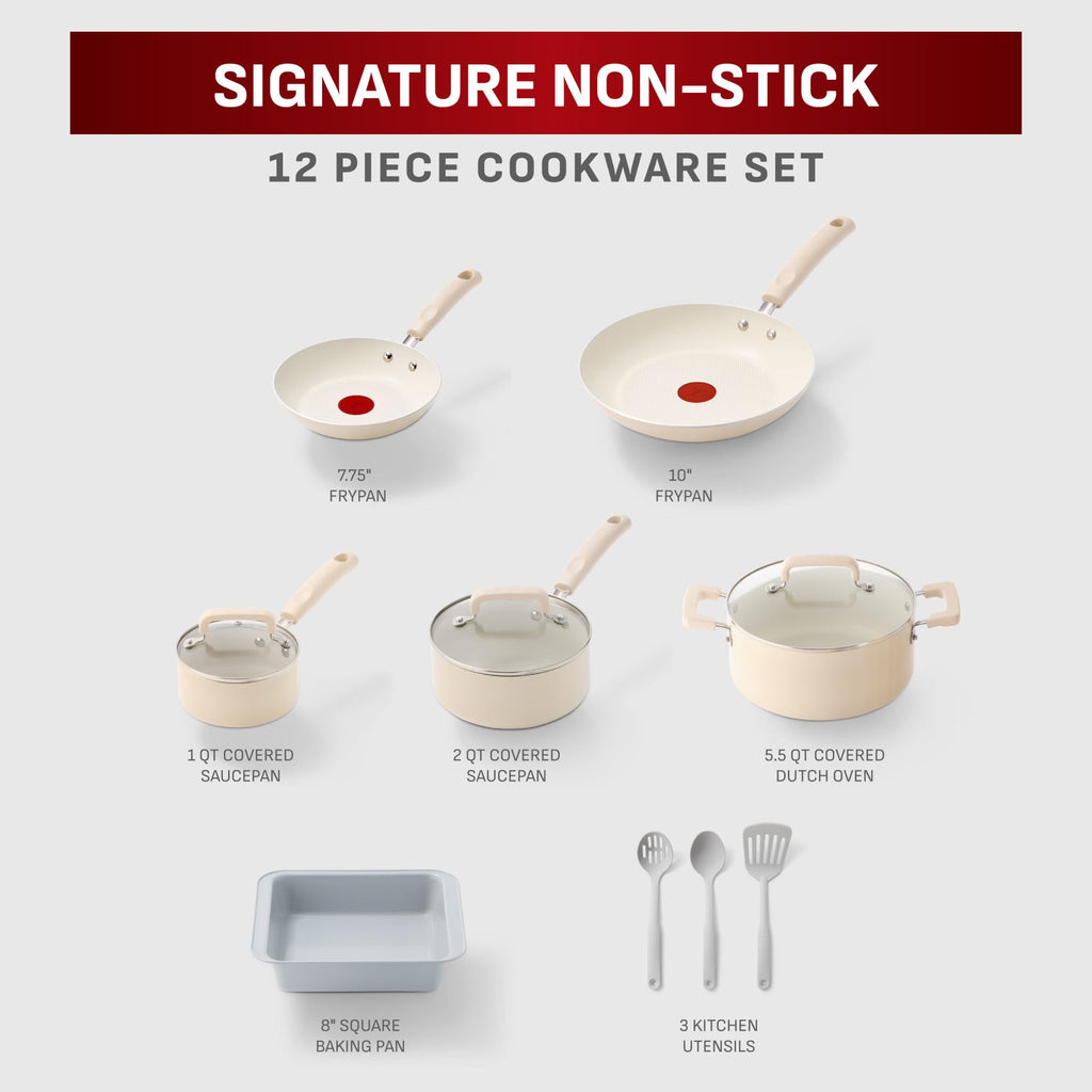 Nonstick 12 Piece Cookware Set H87356