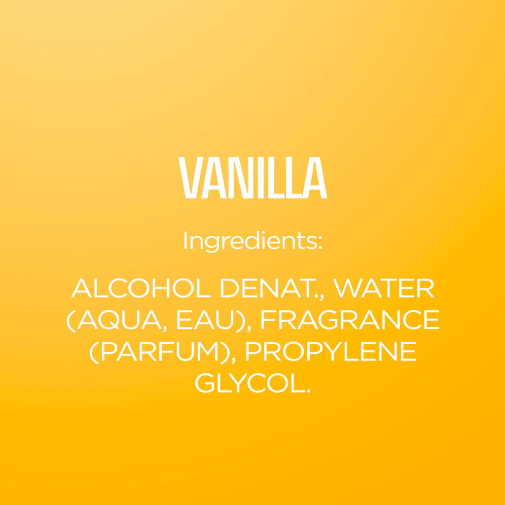 Vanilla Body Spray 8 fl oz (Pack of 2) Y14744