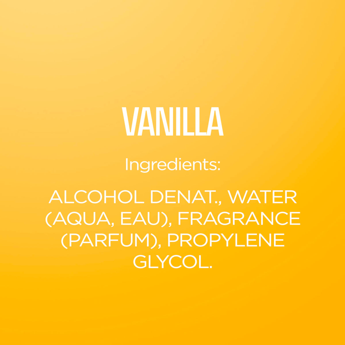 Vanilla Body Spray 8 fl oz (Pack of 2) Y14744