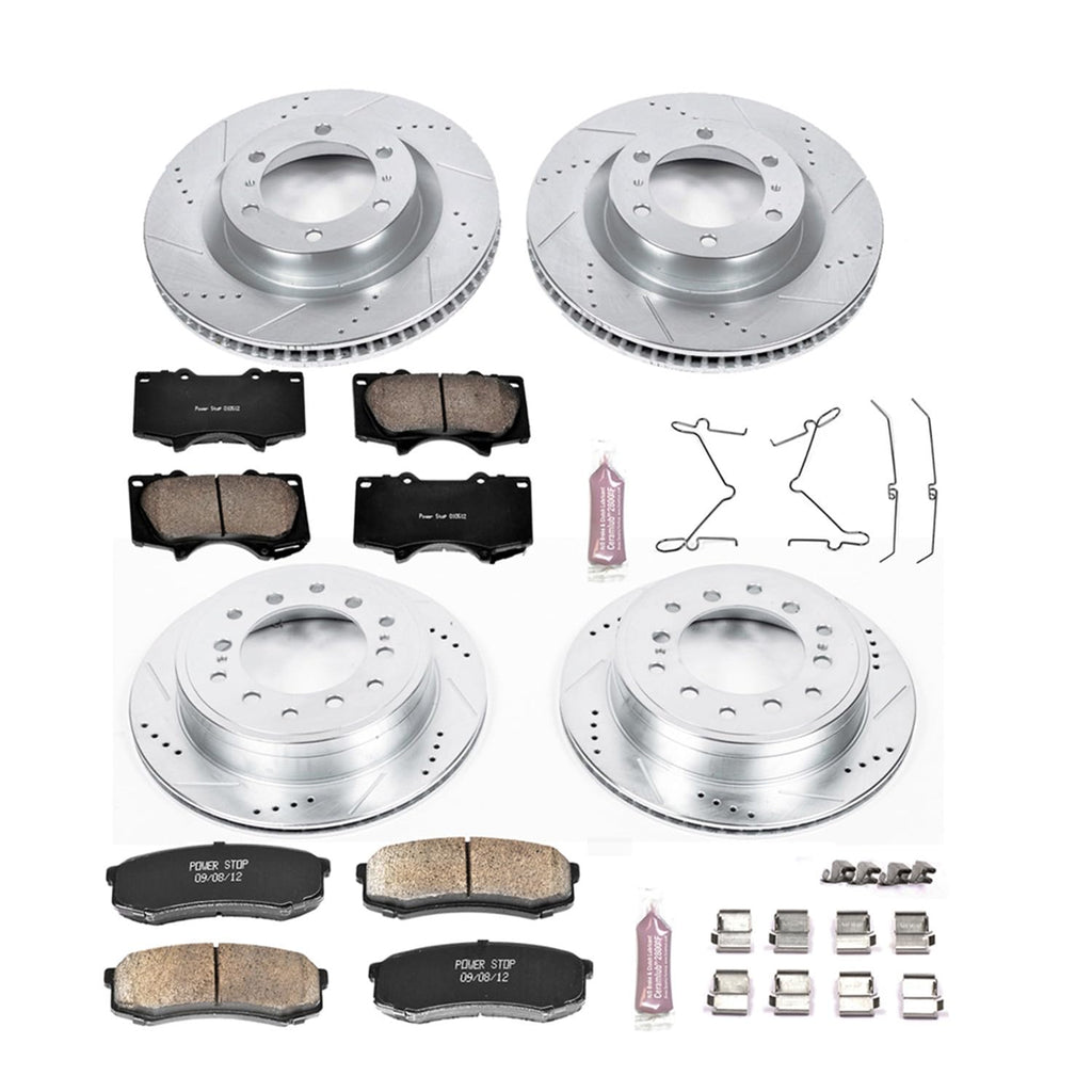 Brake Pad & Rotor Kit Front & Rear X69396
