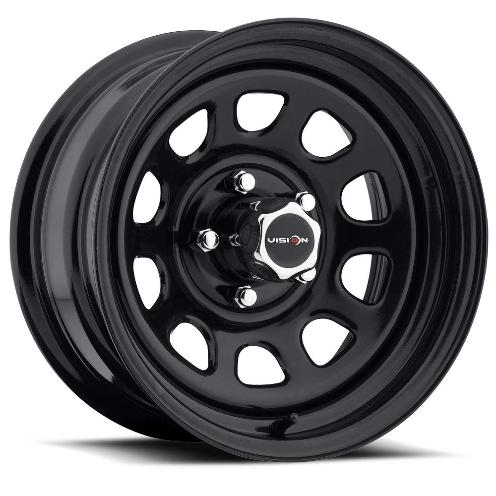 16x8 5x4.5" Gloss Black Wheel Rim X387