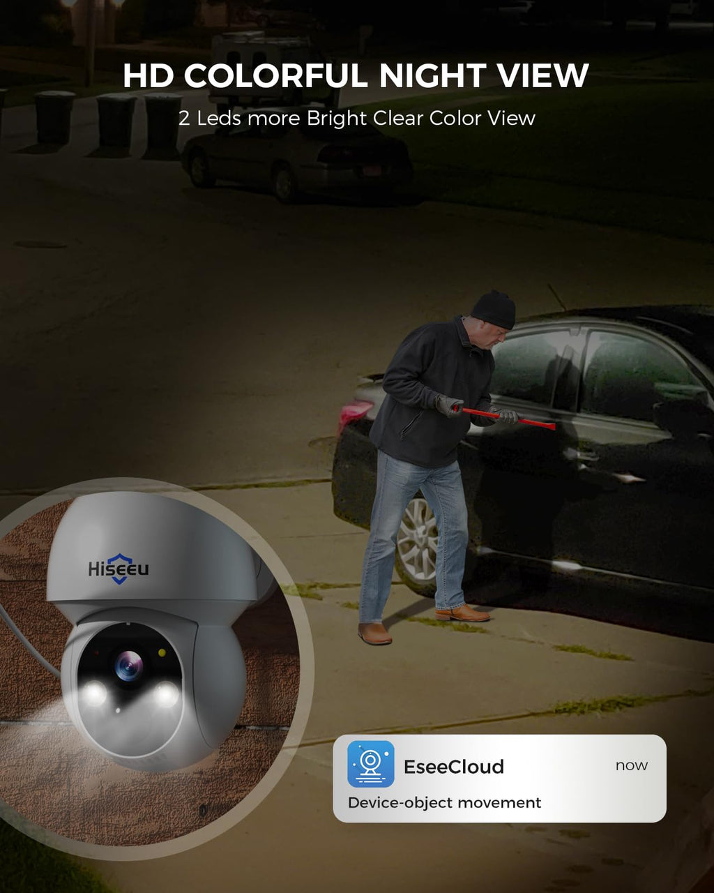 Wireless Outdoor Solar Security Camera System W282097