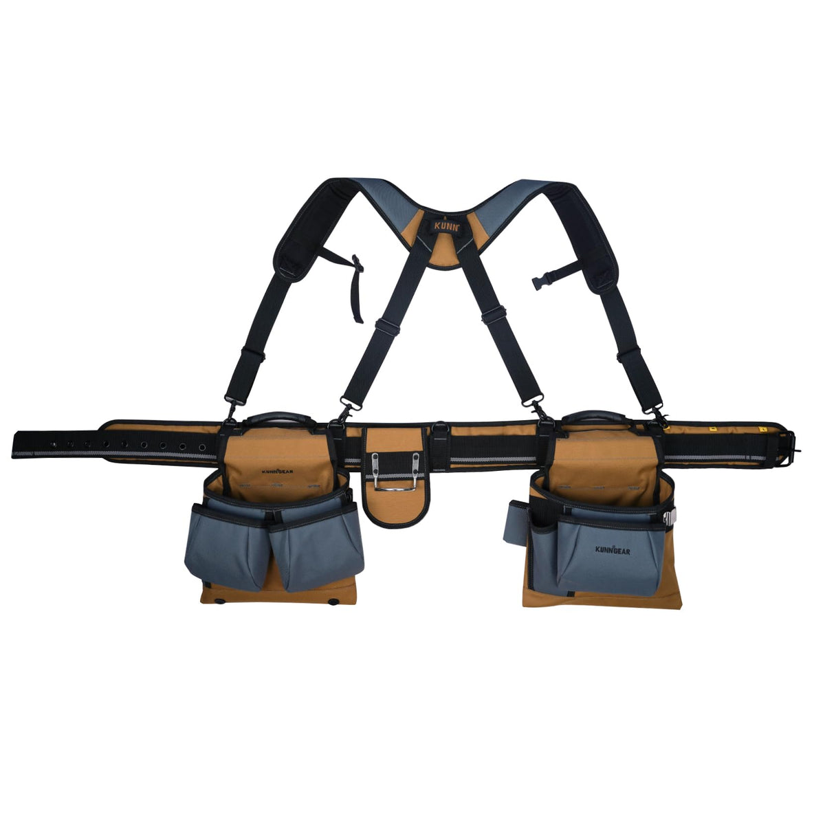 Khaki Carpenter Tool Belt with Suspenders E667753