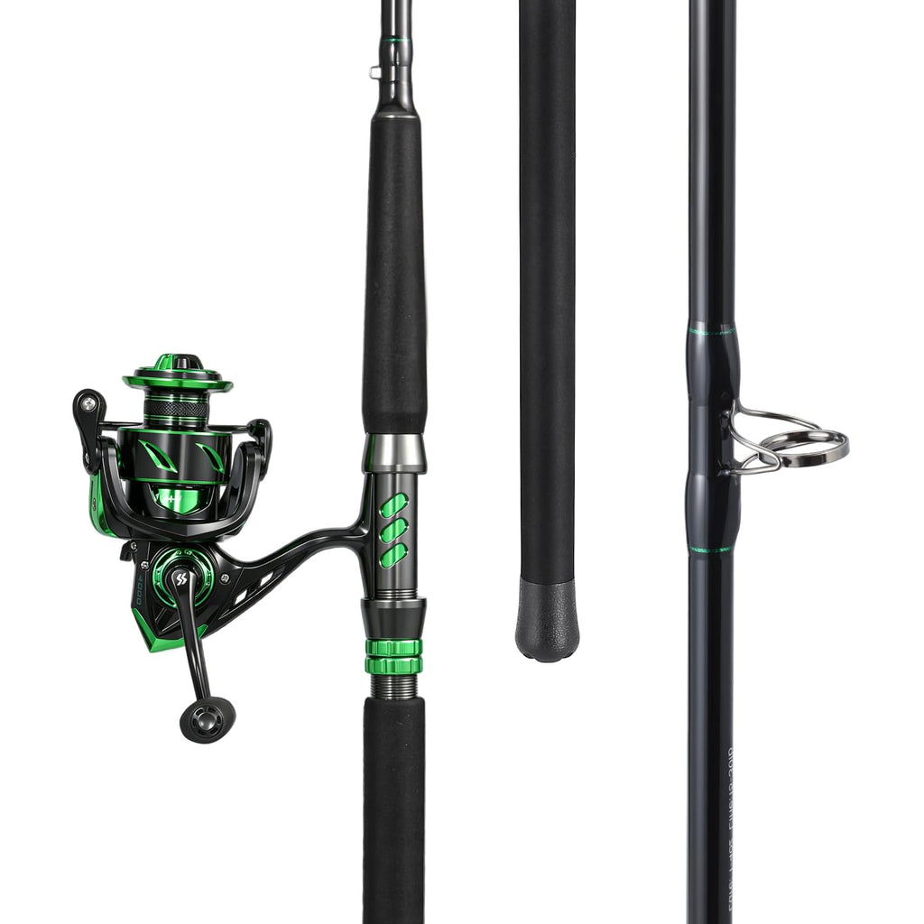 7ft MH 2-Piece Spinning Rod and 4000 Reel K73097