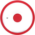 Vented Tempered Glass Cookware Lid Red 1 Pack S15255