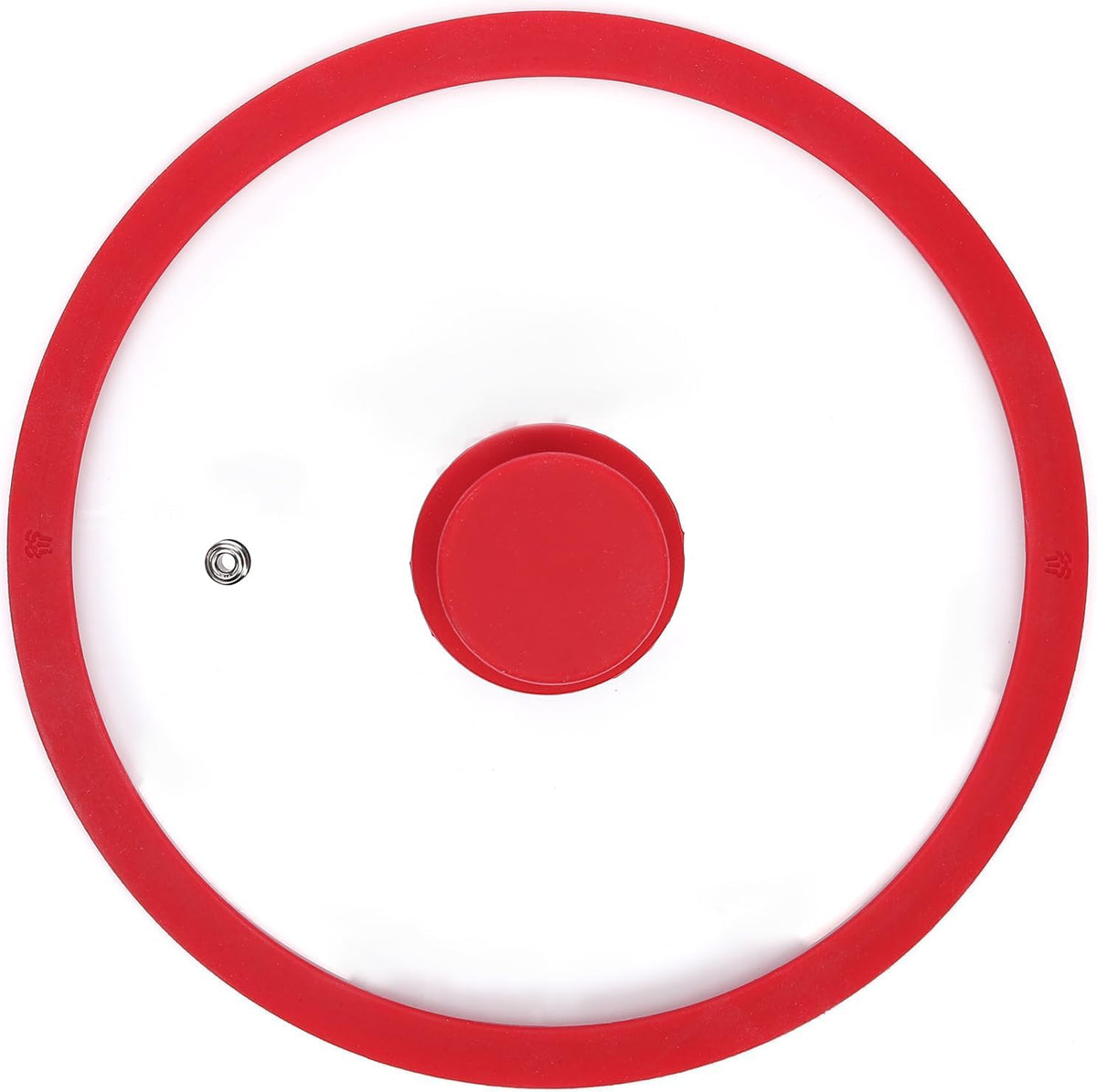 Vented Tempered Glass Cookware Lid Red 1 Pack S15255