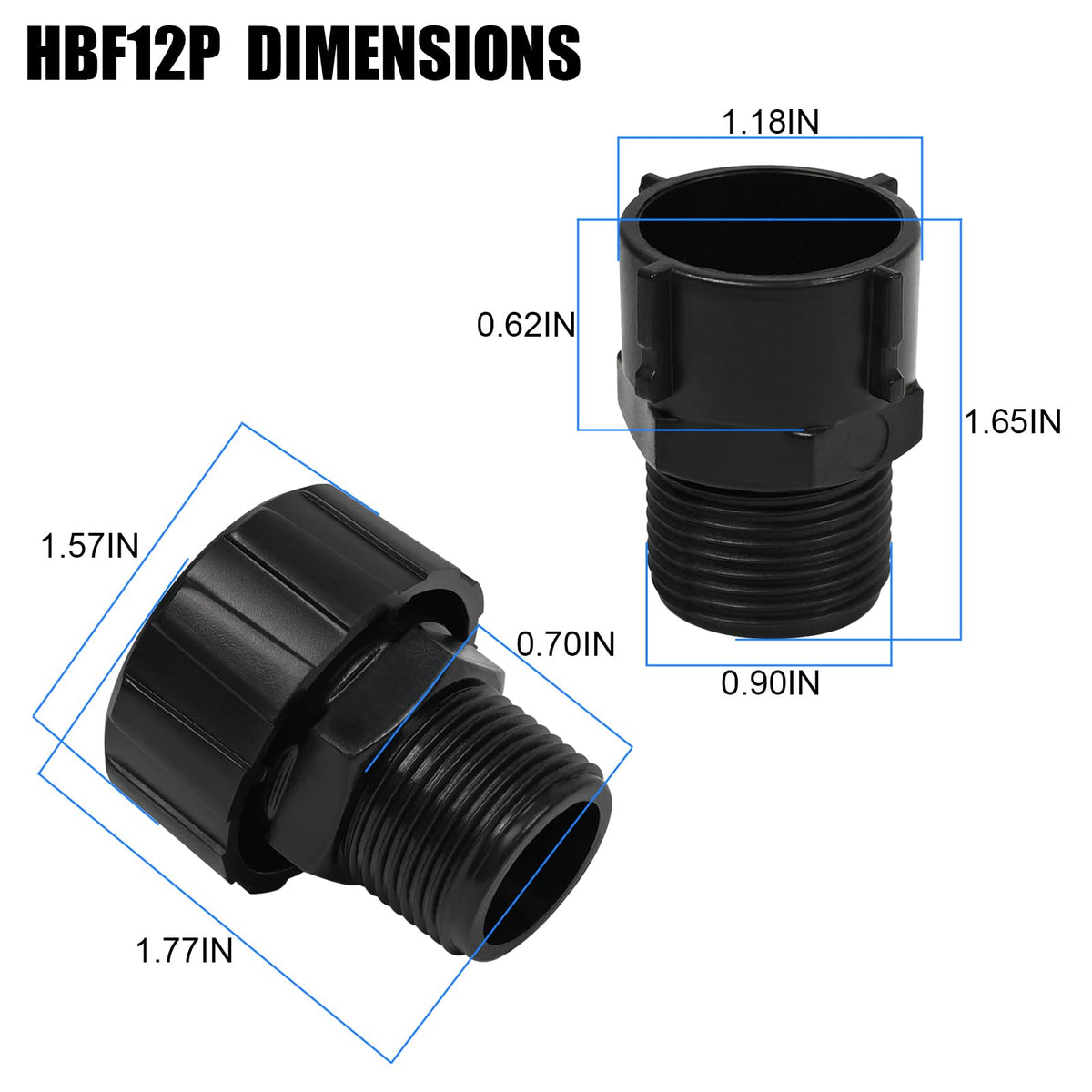 3/4 NPT Hydraulic Power Unit Poly Breather Cap M14666