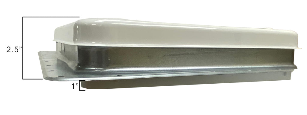 RV Roof Vent with White Metal Lid P423