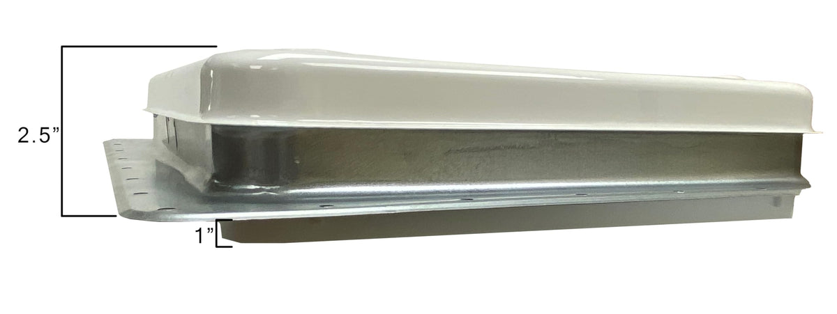RV Roof Vent with White Metal Lid P423