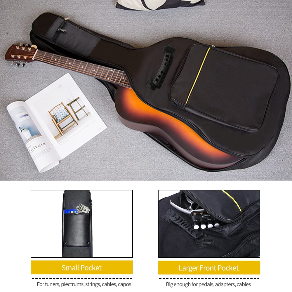 1/2/3 Pack 38-41 Inch Electric & Acoustic Guitar Bags V460740