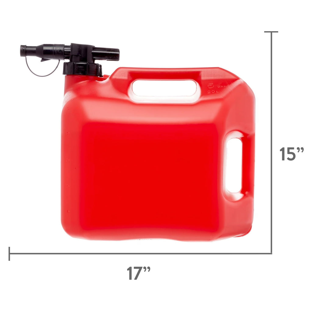 5 Gallon Gas Can with Auto-Stop Nozzle T35732