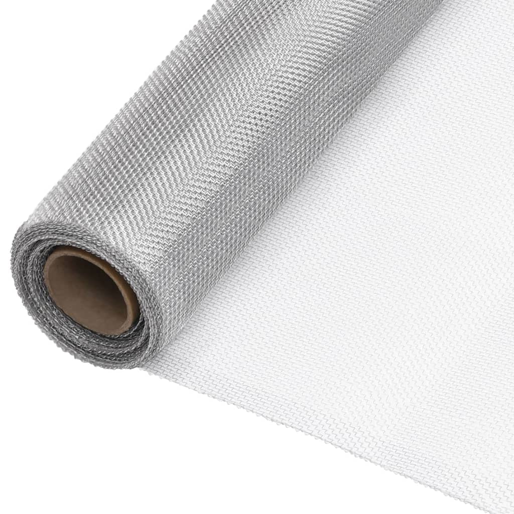 Aluminum Mesh Roll 44.1" x 393.7" Silver S520172