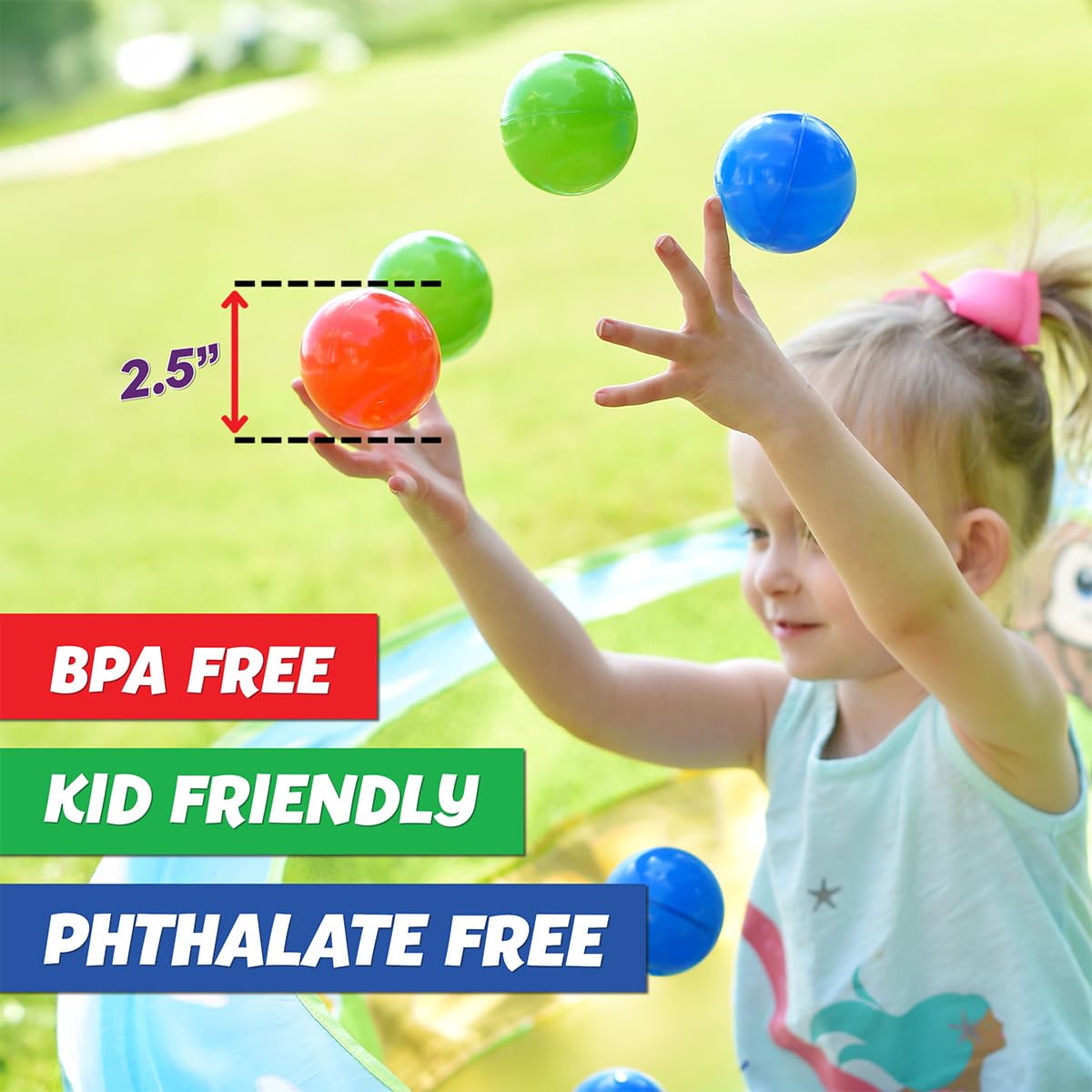 100 Count Multi Colored Play Balls F78041