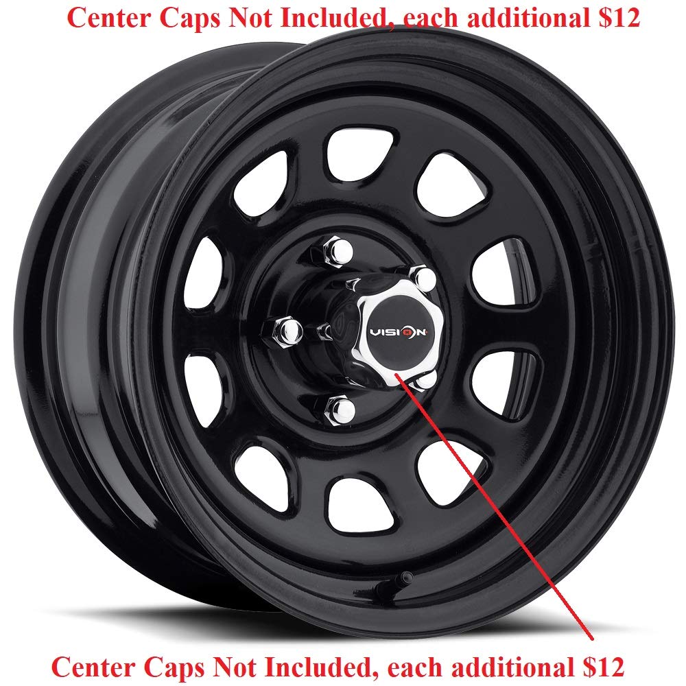 16x8 5x4.5" Gloss Black Wheel Rim X387