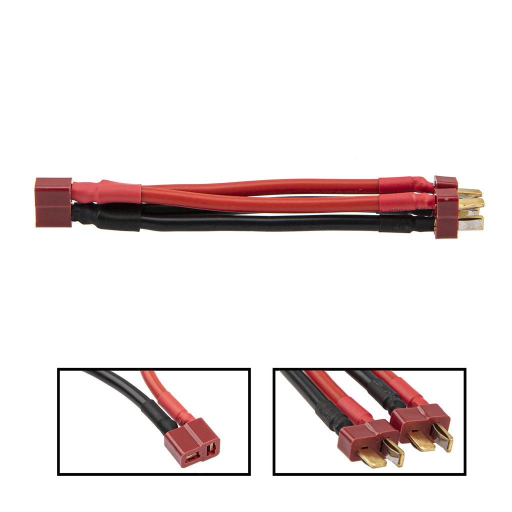 12AWG T Plug Serial Series Connector & Parallel Y-Harness Adapter Silicone Wire G236