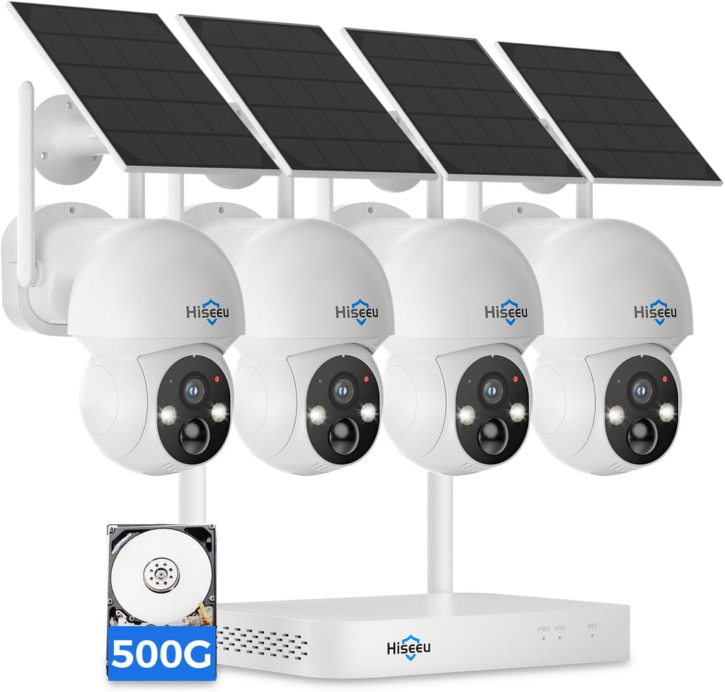 Wireless Outdoor Solar Security Camera System W282097