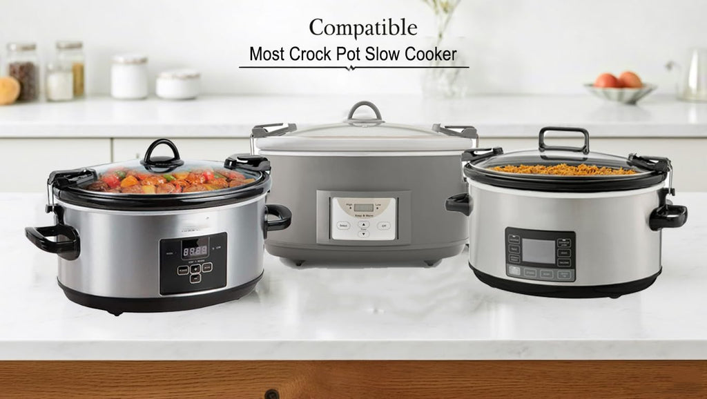 7 Qt Ceramic Slow Cooker Pot V118551