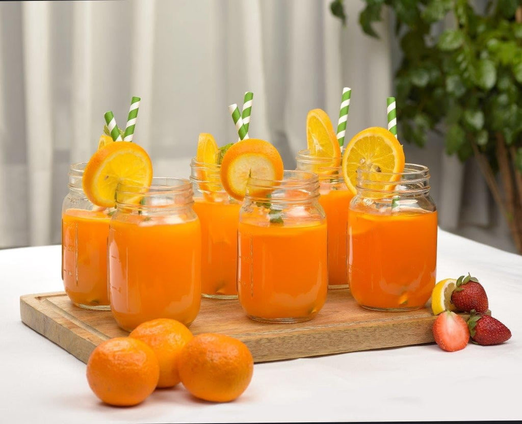 16 oz Regular Mouth Mason Jars with Lids & Rings O4410